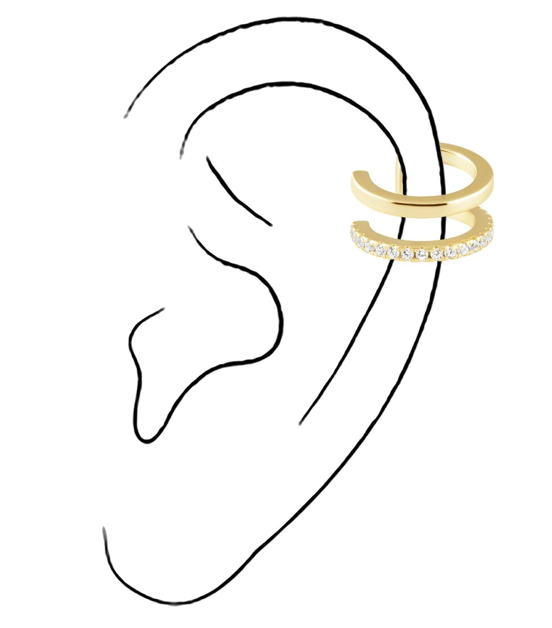 Sahira Phoenix Double Ear Cuff Earring