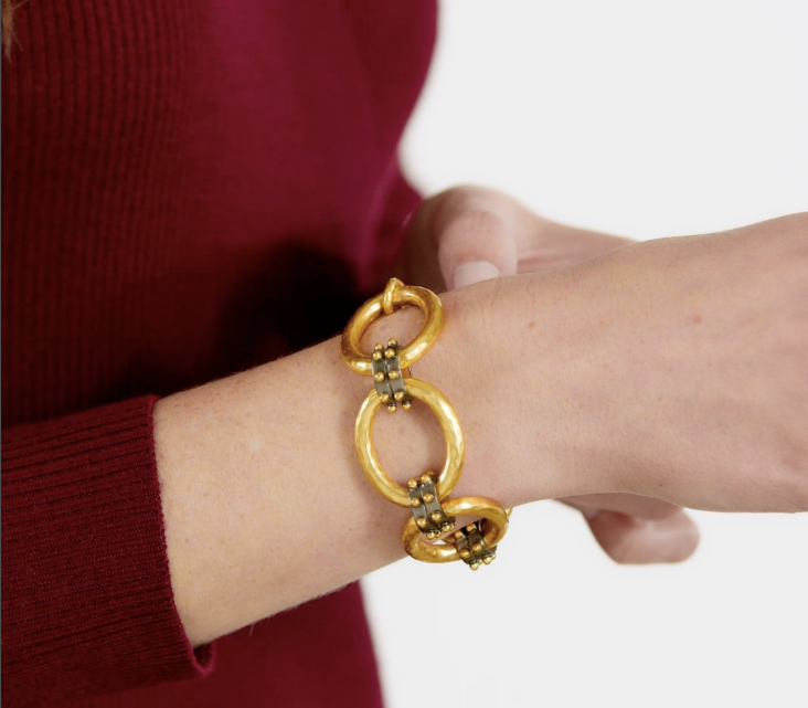Julie Vos Soho Large Link Bracelet