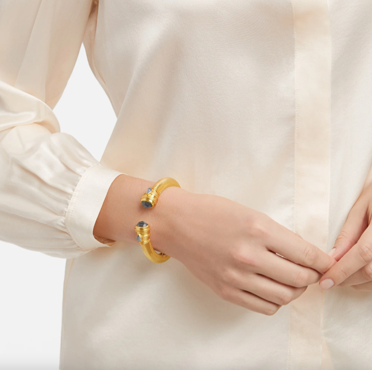 Julie Vos Cannes Demi Hinged Cuff Bracelet