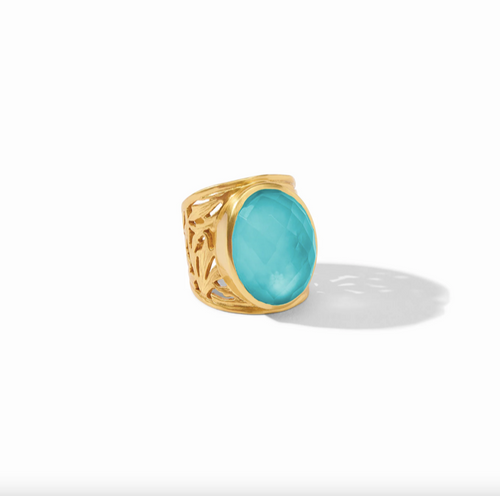 Julie Vos Ivy Gold Statement Ring