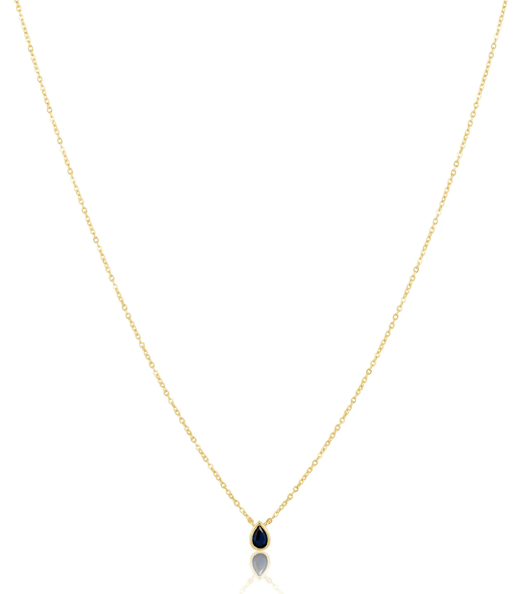 Sahira Ines Raindrop CZ Necklace