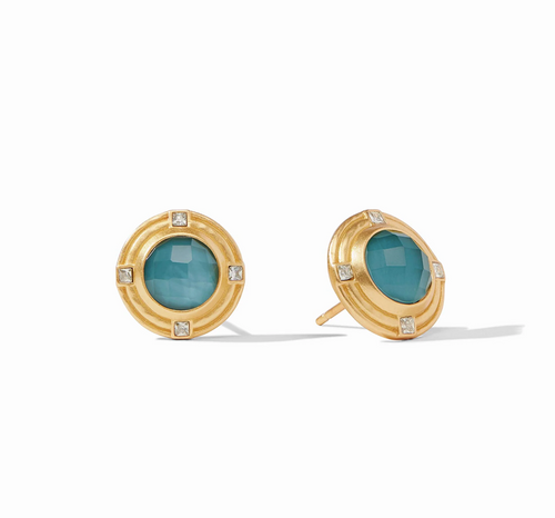 Julie Vos Astor Stone Stud Earrings