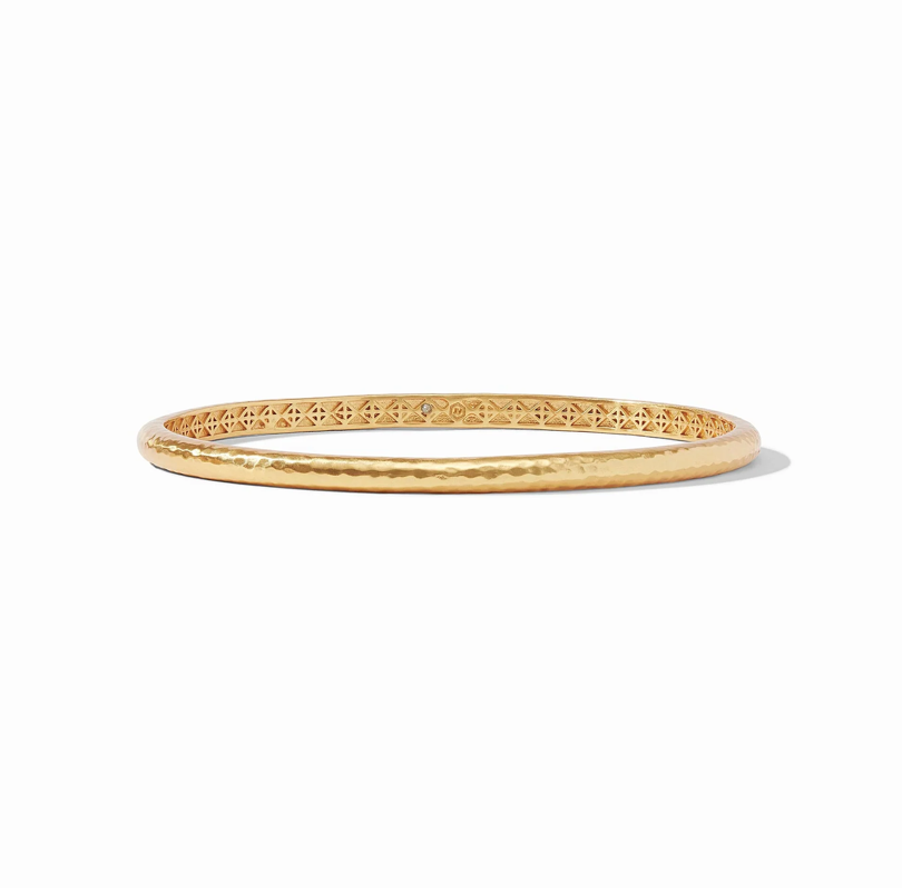 Julie Vos Havana Thin Gold Bangle Bracelet