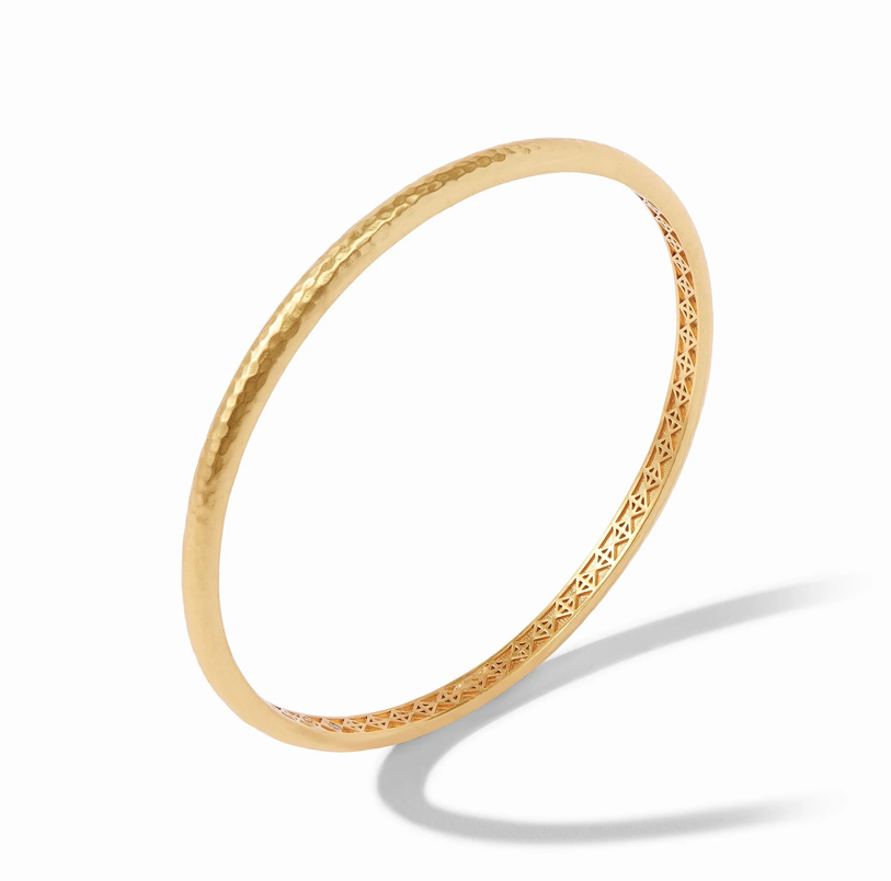 Julie Vos Havana Demi Gold Bangle Bracelet