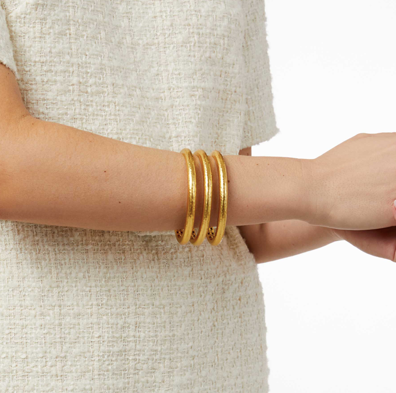 Julie Vos Havana Gold Bangle Bracelet