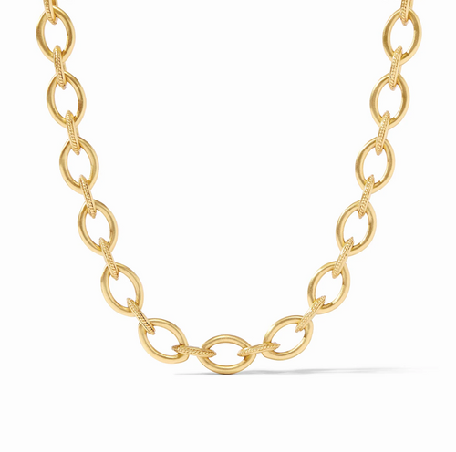 Julie Vos Delphine Gold Link Necklace