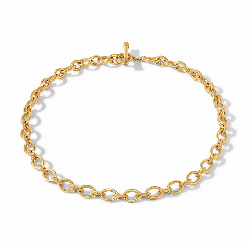 Julie Vos Delphine Gold Link Necklace