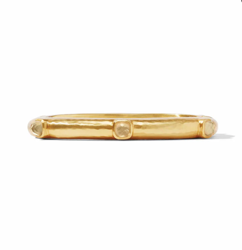 Julie Vos Catalina Stone Hinge Bangle Bracelet