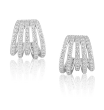 Sahira Avery Cz Huggie Earrings