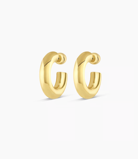 Gorjana Lou Statement Small Hoop Earrings