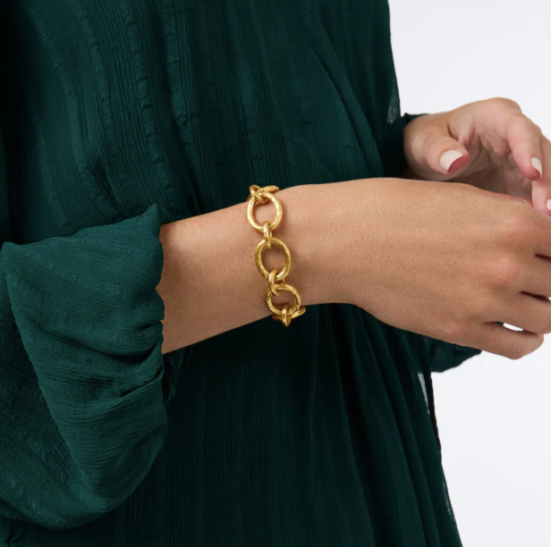Julie Vos Catalina Gold Demi Link Bracelet