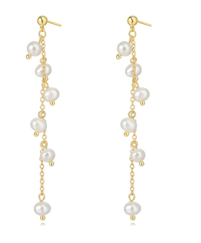 Sahira Melanie Pearl Drop Earrings