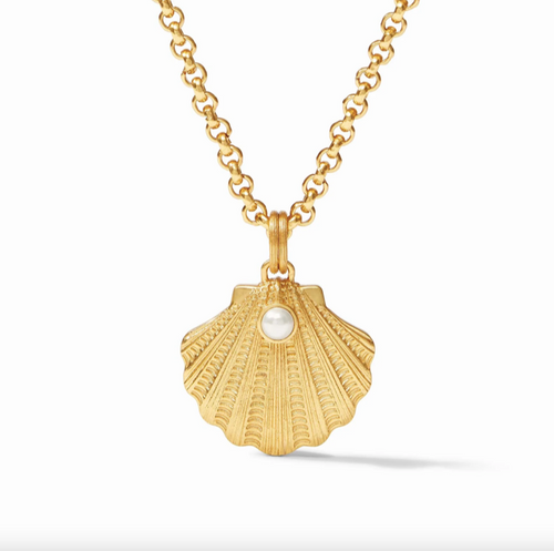 Julie Vos Sanibel Shell Pendant Necklace