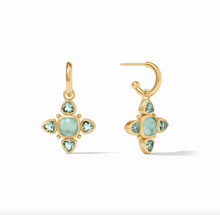 Julie Vos Aquitaine Hoop and Charm Earring