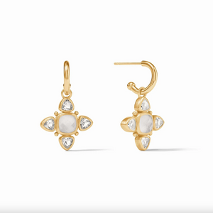 Julie Vos Aquitaine Hoop and Charm Earring