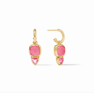 Julie Vos Aquitaine Duo Hoop and Charm Earring