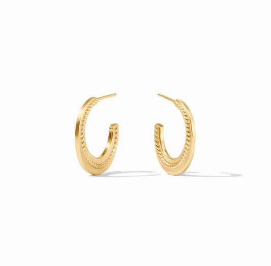 Julie Vos Nassau Crescent Hoop Earring