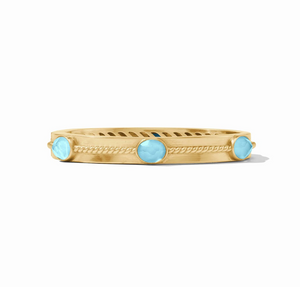 Julie Vos Nassau Stone Hinge Bangle Bracelet