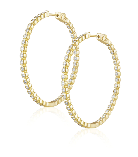 Sahira Eliza Hoop Earrings