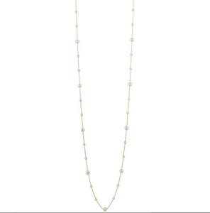 Sahira Long Mini Pearl Necklace