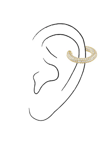 Sahira Tinsley CZ Ear Cuff Earring