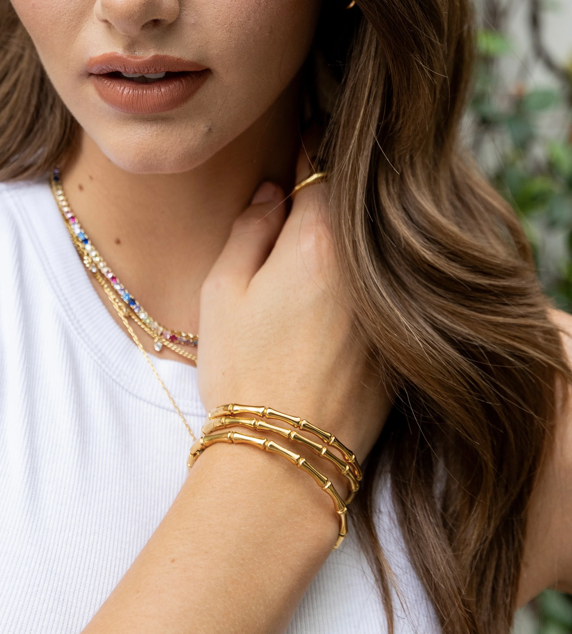 Sahira Bamboo Bangle Bracelet