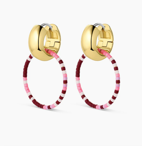 Gorjana Gigi Drop Hoop Earrings