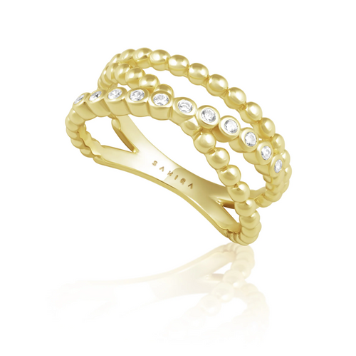 Sahira Lizzie Layered Ring