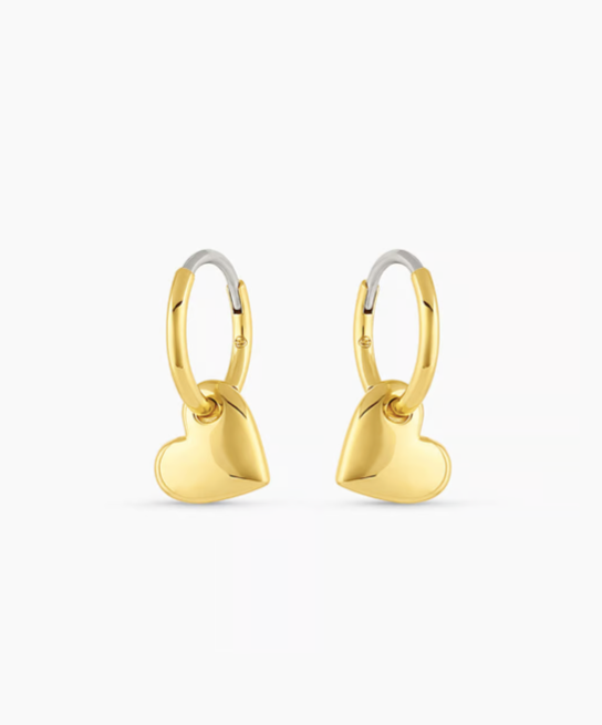 Gorjana Lou Heart Huggie Earrings