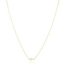 Sahira Janet Side Cross Necklace