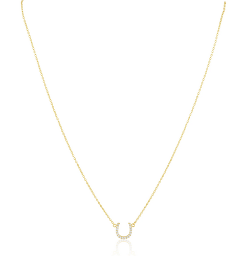 Sahira Bridgette Mini Horseshoe Necklace