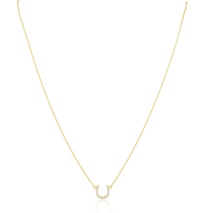 Sahira Bridgette Mini Horseshoe Necklace