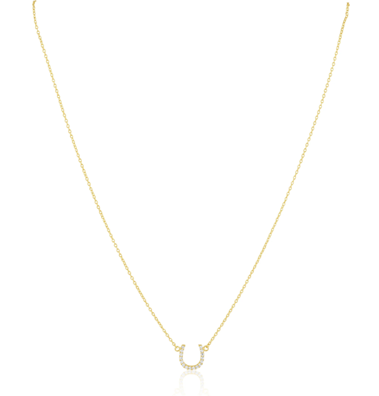 Sahira Bridgette Mini Horseshoe Necklace