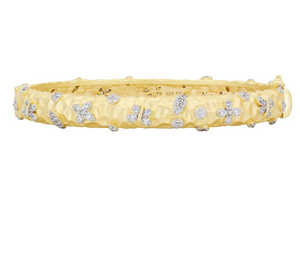 Freida Rothman Petals in Bloom Textured Hinge Bracelet