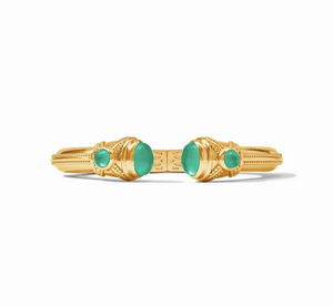 Julie Vos Cabochon Demi Cuff Bracelet