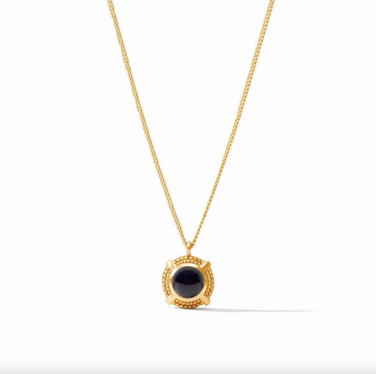 Julie Vos Cabochon Solitaire Necklace