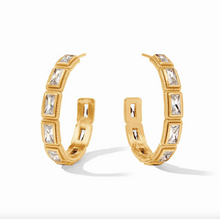 Julie Vos Baguette Hoop Earrings