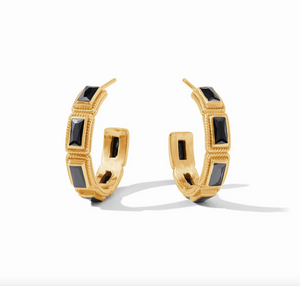 Julie Vos Baguette Hoop Earrings