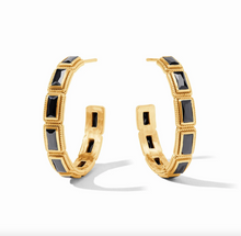 Julie Vos Baguette Hoop Earrings