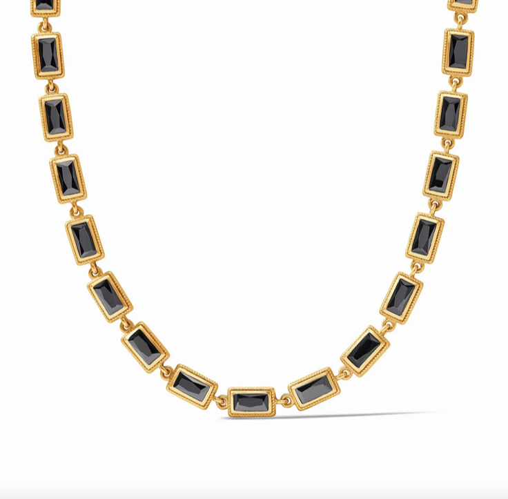 Julie Vos Baguette Tennis Necklace