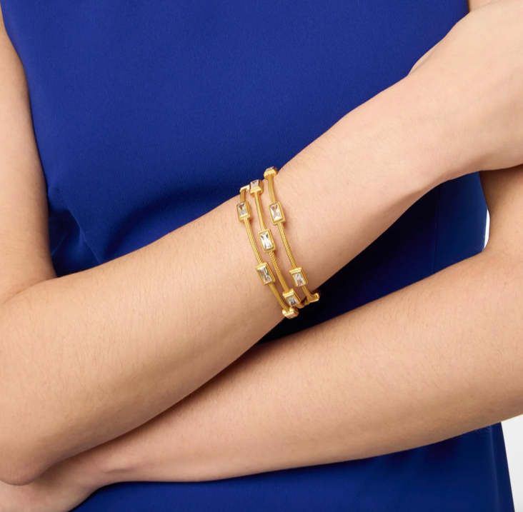 Julie Vos Baguette Bangle Bracelet