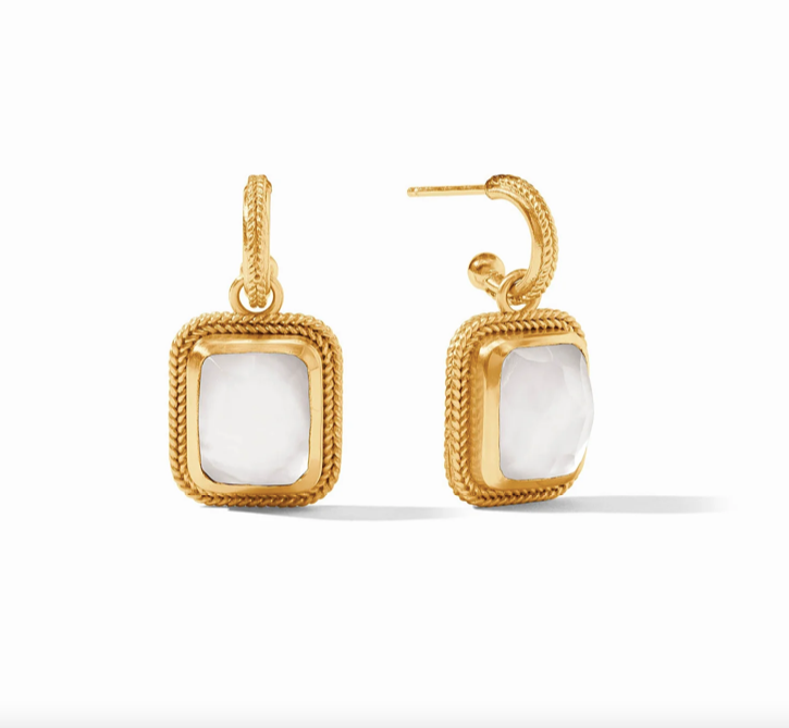 Julie Vos Cheval Hoop & Charm Earrings