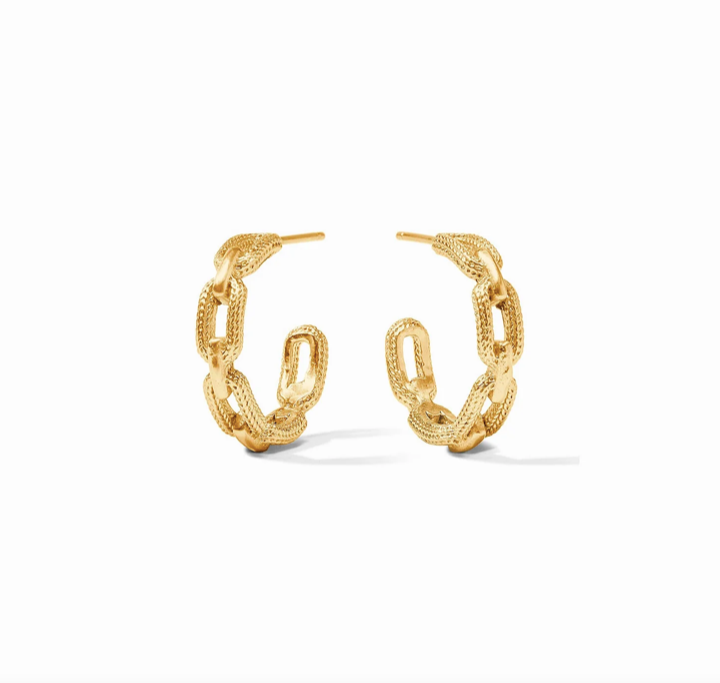 Julie Vos Cheval Paperclip Hoop Earrings