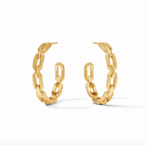 Julie Vos Cheval Paperclip Hoop Earrings