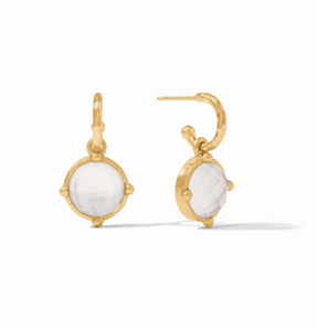 Julie Vos Honeybee Hoop & Charm Earring