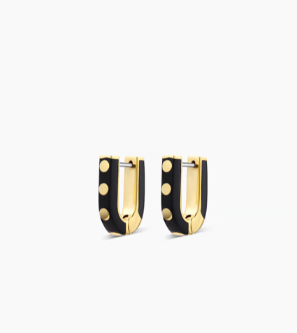 Gorjana Asher Enamel Link Huggie Earring