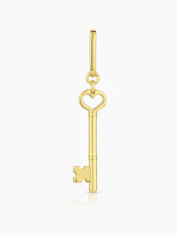 Gorjana Heart Key Statement Charm