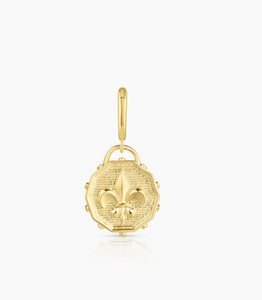 Gorjana Fleur De Lis Coin Parker Charm