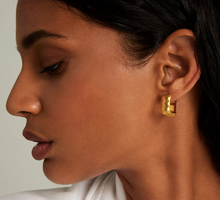 Dean Davidson Nomad Square Huggie Hoop Earrings