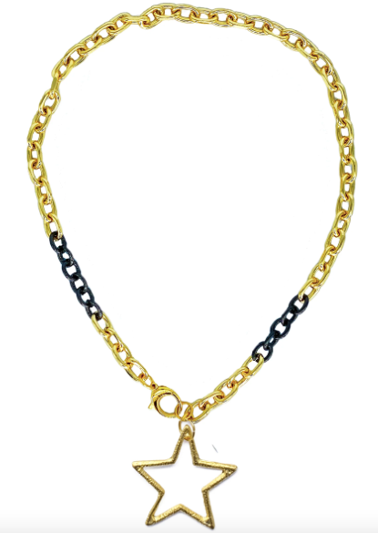 Gaby Ray Lila Star Chain Necklace